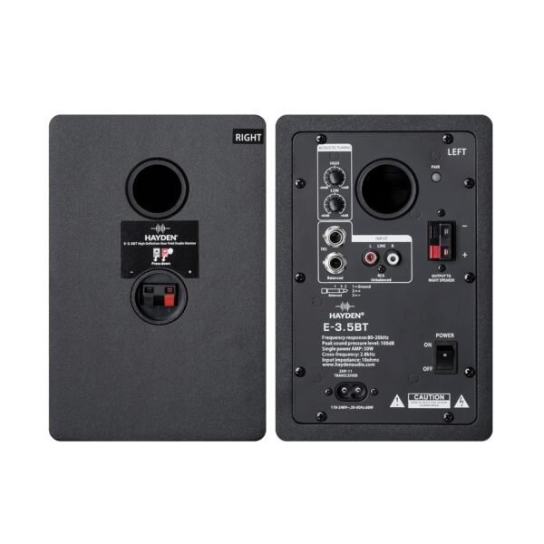 Hayden E-3.5BT 3.5inch Near Field Studio Monitors with Bluetooth - Image 2