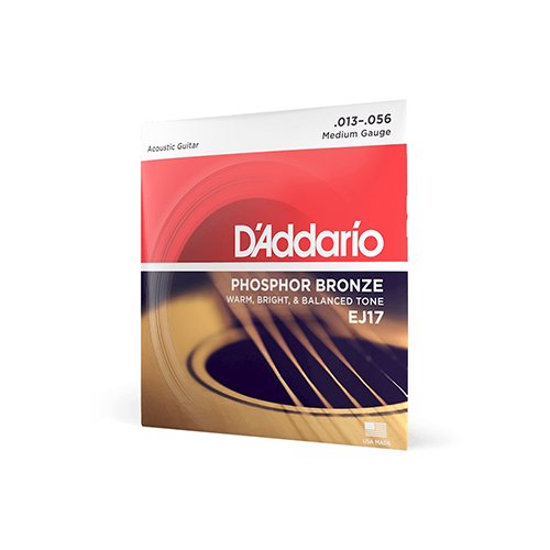 D’Addario EJ17 / 13-56 Medium Acoustic Guitar Strings (Phosphor Bronze) - Image 3