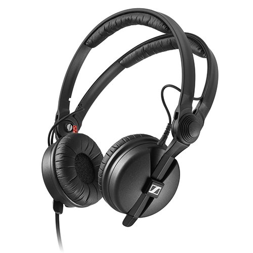 Sennheiser Professional Audio HD 25 Wired On Ear Headphones, Ideal monitoring headphones for cameramen and DJs