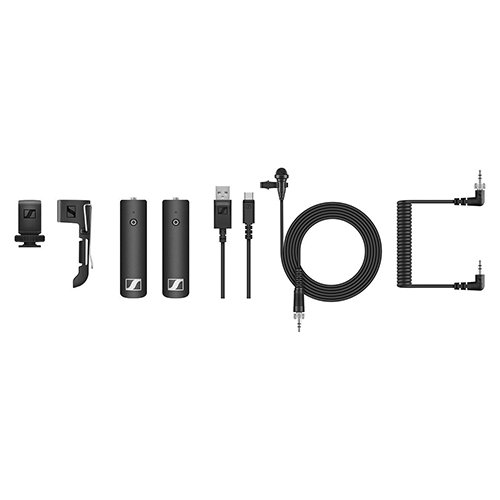 Sennheiser Camera wireless Mic XSW-D PORTABLE LAVALIER SET with ME2 mic. Digital Camera-Mount Wireless Microphone System for DSLR/Mirrorless cameras