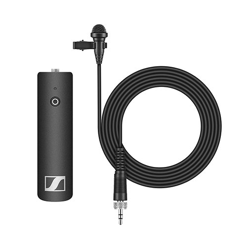 Sennheiser Camera wireless Mic XSW-D PORTABLE LAVALIER SET with ME2 mic. Digital Camera-Mount Wireless Microphone System for DSLR/Mirrorless cameras