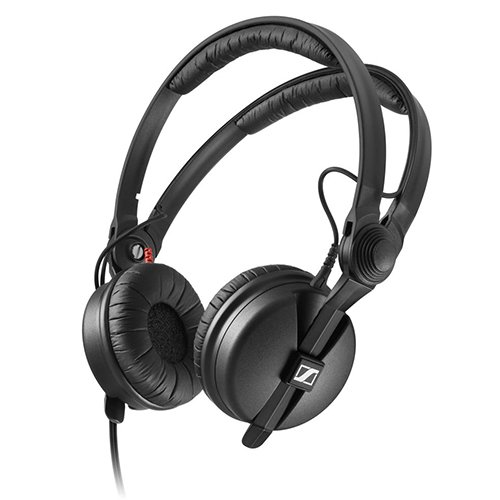 Sennheiser Professional Audio HD 25 Wired On Ear Headphones, Ideal monitoring headphones for cameramen and DJs