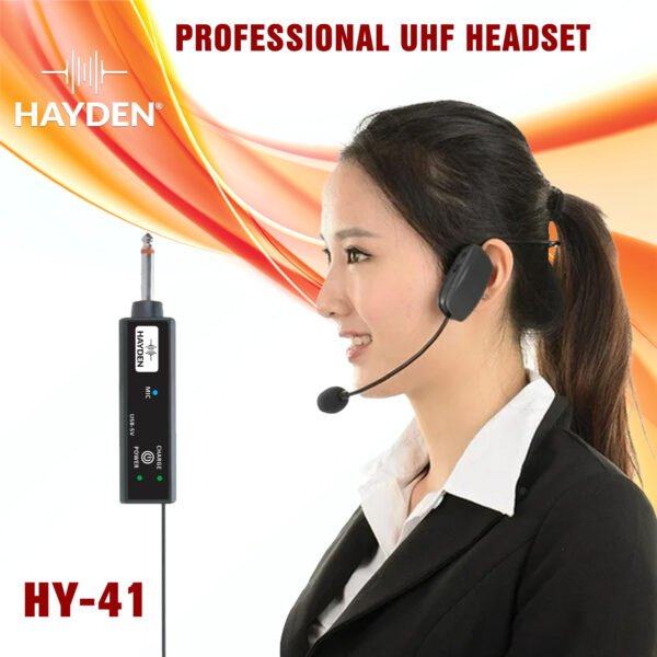 HAYDEN HY 41 UHF HEADSET WIRELESS MICROPHONE